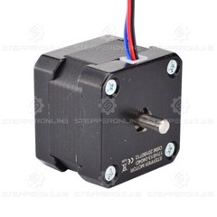 STEPPERONLINE Nema 17 Stepper Motor Dual Shaft 37oz.in 0.4A 34mm DIY 3D Printer