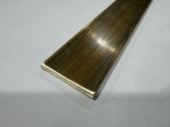 1/4″ x 2″ C360 Brass Flat Bar x 12″ Long, Half Hard, Free Cutting, Mill Stock
