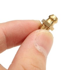 25 Pcs/Set 1/4-28 SAE-LT Copper Taper Thread Grease Zerk Nipple Fitting Straight