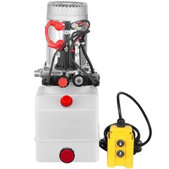 VEVOR 3 Quart 12V KTI Double Acting Hydraulic Pump with Manual Override