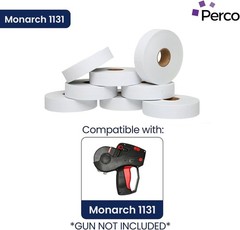 White Pricing Labels for Monarch 1131 Gun – 20,000 High-Quality Adhesive Marks