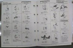 Prestolite Wico magneto service parts reference catalog/manual