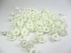 100pc M3 High Temp Nylon Plastic Transistor Insulator Washer Heat Sink 3mm Screw