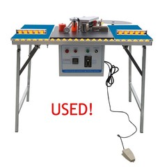 USED! Automatic Straight/Curve Edge Banding Machine With Stand Platform 110V