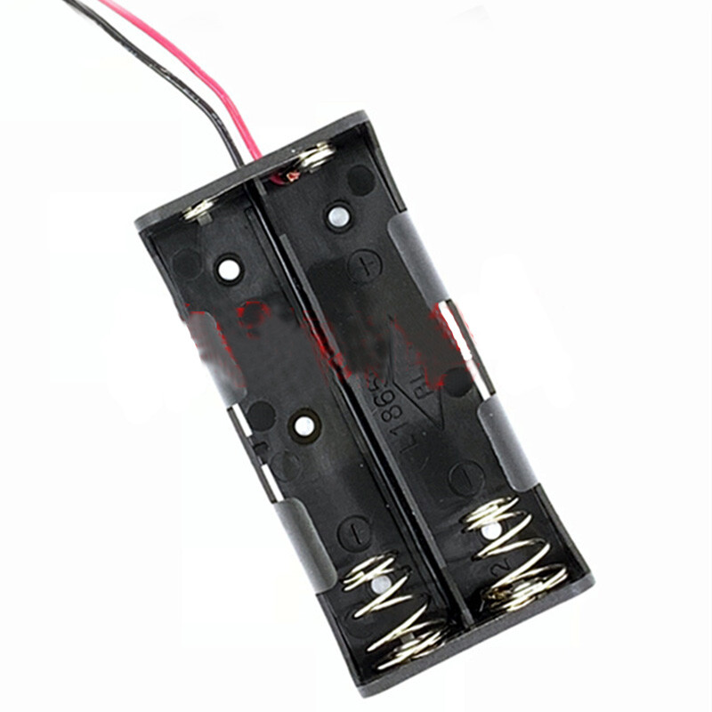 18650 2 Cell 3.7V Parallel Battery Storage Holder Case Box With Wire Lengthening