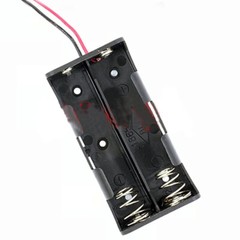 18650 2 Cell 3.7V Parallel Battery Storage Holder Case Box With Wire Lengthening