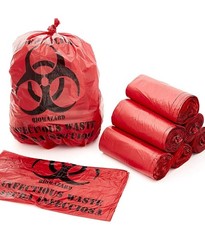 24″ x 32″ 10-16 Gallon Biohazard Can Liners, Red, 1.2 Mil (Qty 50-250) – Pitt P