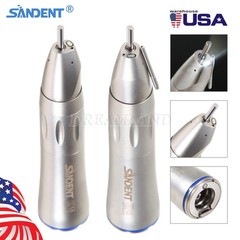 Dental 1:1 Fiber Optic Surgical Straight Nose Cone Low Speed Handpiece USA