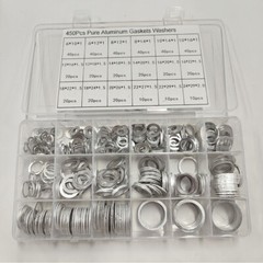 450Pcs/Set Oil Drain Plug Crush Gaskets Washer Sealing O-Ring Assortment Kit NEW