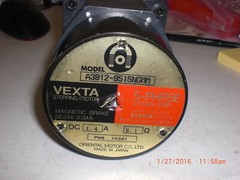 VEXTA A3812-9515NGMM Motor 5-ph 0.72deg step w/brake and reduction