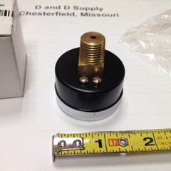 Pro-Source 2205002522JP, 1/4″, 0-200 PSI, Heavy Duty Compresser Pressure Gauge