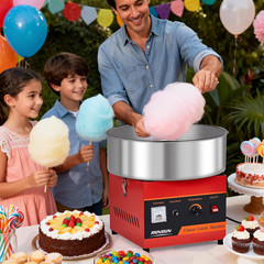 ROVSUN 15 Inch Cotton Candy Machine Commercial, Candy Floss Maker Electric Cotto