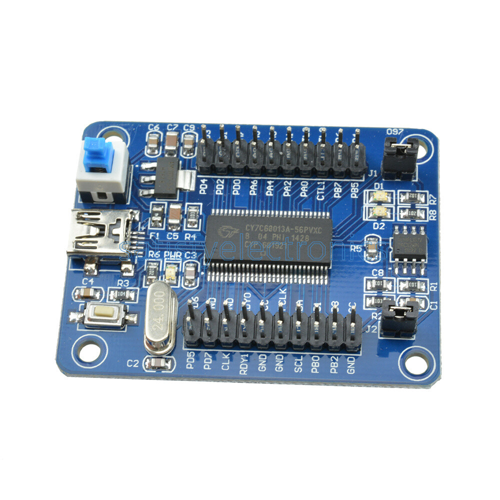 CY7C68013A-56 EZ-USB FX2LP USB2.0 Develope Board Module Logic Analyzer EEPROM