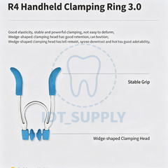Dental G3 G4 Sectional Matrix Kit 30 Bands Clamp Ring Holder Composite Filling