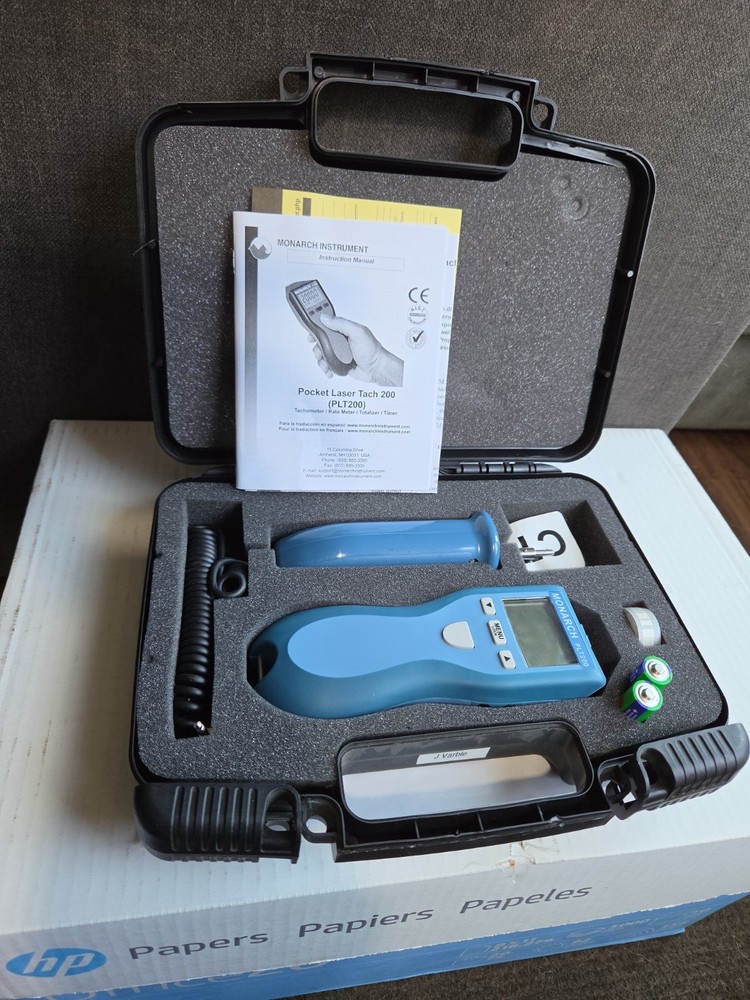 Monarch 6125-011 Laser Tachometer, 0.5 To 20,000 Rpm NEW LIKE