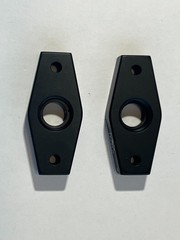 Lot of 2 Newport LH-0.5 M4 Fixed Lens Holders 0.5 in / 12.7mm A-Line Lab Optics