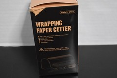 Asirota Wrapping Paper Cutter With 3 Replaceable Blades Slider for Gift Wrap NEW