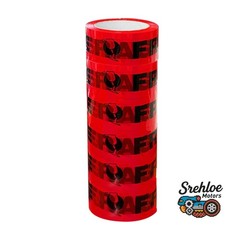 36 Rolls 1.8″ x 100 Yards Red Fragile Tape Black Lettering Box Packing
