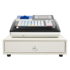 Square POS Terminal Cash Register Complete W/ Printer, And Cash Drawer, 48 Keys