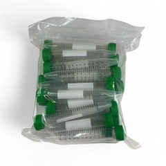 CellTreat Sterilized 15mL Centrifuge Tubes w Flip Top Caps 229417 – 500/cs (BO!)