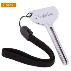 2pcs Tube Toothpaste Squeezer Keys, Metal Hair Dye Color Key Roller Dispenser Wr