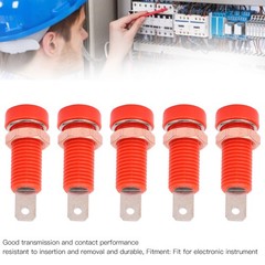 10pcs Banana Jack Socket Durable Connectors For Electronic Instruments