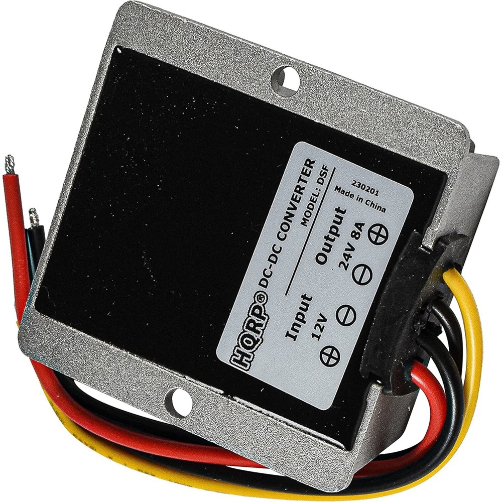 HQRP DC 12V Step Up to 24V 8A Boost Converter 192W DC Power Regulator Module