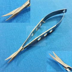 MCPHERSON WESTCOTT STITCH MICRO SURGERY OPHTHALMIC SCISSORS CURVED TIPS 4.5″