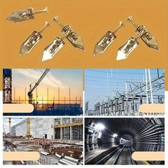 104pcs/52sets of heavy-duty self-tapping screws and anchors forhome installation