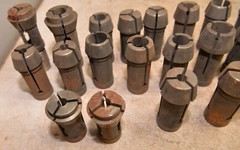 22 Bardons & Oliver turret lathe No 2 collets B & O and more machinist tool lot
