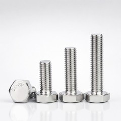 7/16″-20 Hex Head Cap Screws Tap Bolts Stainless Steel Fully Threaded 18-8 / A2