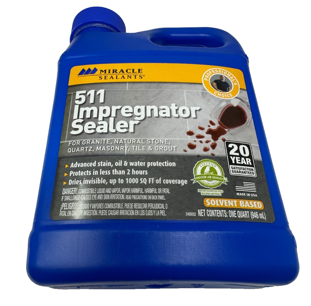 NEW Miracle Sealants 511 Residential Penetrating Impregnator Sealer 1 Quart