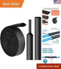 1/2 Inch12.7mm Heat Shrink Tubing – 10 Ft 3:1Ratio Waterproof Heat Shrink Tub…