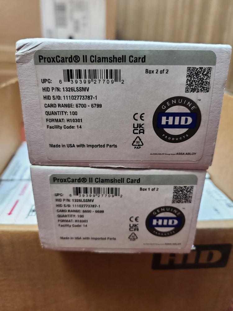 ProxCard 1326LSSMV SITE CODE 14 -2 boxes of 100 (200 total)