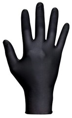 Raven 66518 Safety Powder Free Examination Black Nitrile Gloves 7 Mil Large