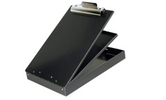 Legal Size Metal Clipboard Storage Self Locking Latch Secured Documents 1.5 Inch
