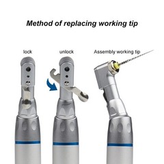 Dental High & Low Speed LED Handpiece Straight Contra Angle Polishing Tools