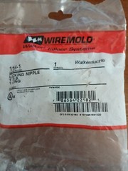 WALKER / WIREMOLD 1″ Locking Nipple 1124-1. (Lot of 4) NEW. Free Shipping.