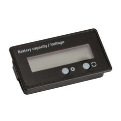 2Pcs LCD Display DC Battery Monitor Meter 12v 24v 36v 48v For Car RV Solar US