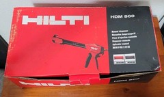 HILTI HDM 500 Manual Adhesive Epoxy Dispenser & Instruction Manual – NEW