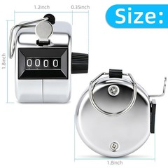 Hand Metal Tally Clicker Counter 4 Digit Nylon Clicker Counter Machine