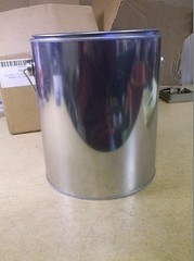 NEW Vestil MRC-128 Tin Plated Steel Round Metallic Lid 128oz *FREE SHIPPING*