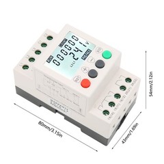 JVR800-2 Voltage Protection Relay,Under Over Voltage Protector 3 Phase Voltage M