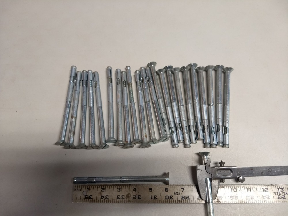 3/8 x 6 Inch Anchor Pins 3/4 Inch Head (Quantity 23)