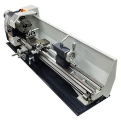 WM210V Precision Metal Bench Lathe Double Chuck Inch Thread Brushless Motor