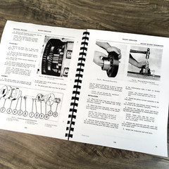 Set Massey Ferguson 202 204 Tractor Service Manual Parts Operators Repair Shop