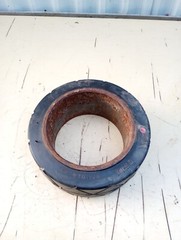 Superior Tire 12 x 5 x 8 Cushothane Polyurethane Smooth Press On Forklift Tire