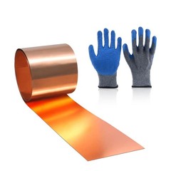 Durable Copper Sheet Metal 3500x100mm 0.4mm Thick Roofing DIY Crafts