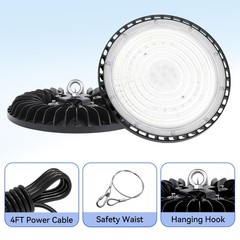 10Pcs 300W UFO Led High Bay Light Industrial Commercial Warehouse Garage Light