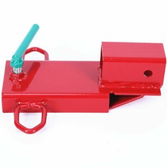 Clamp On Forklift Trailer Hitch 2″ Receiver Attachment Fork Towing Adapter